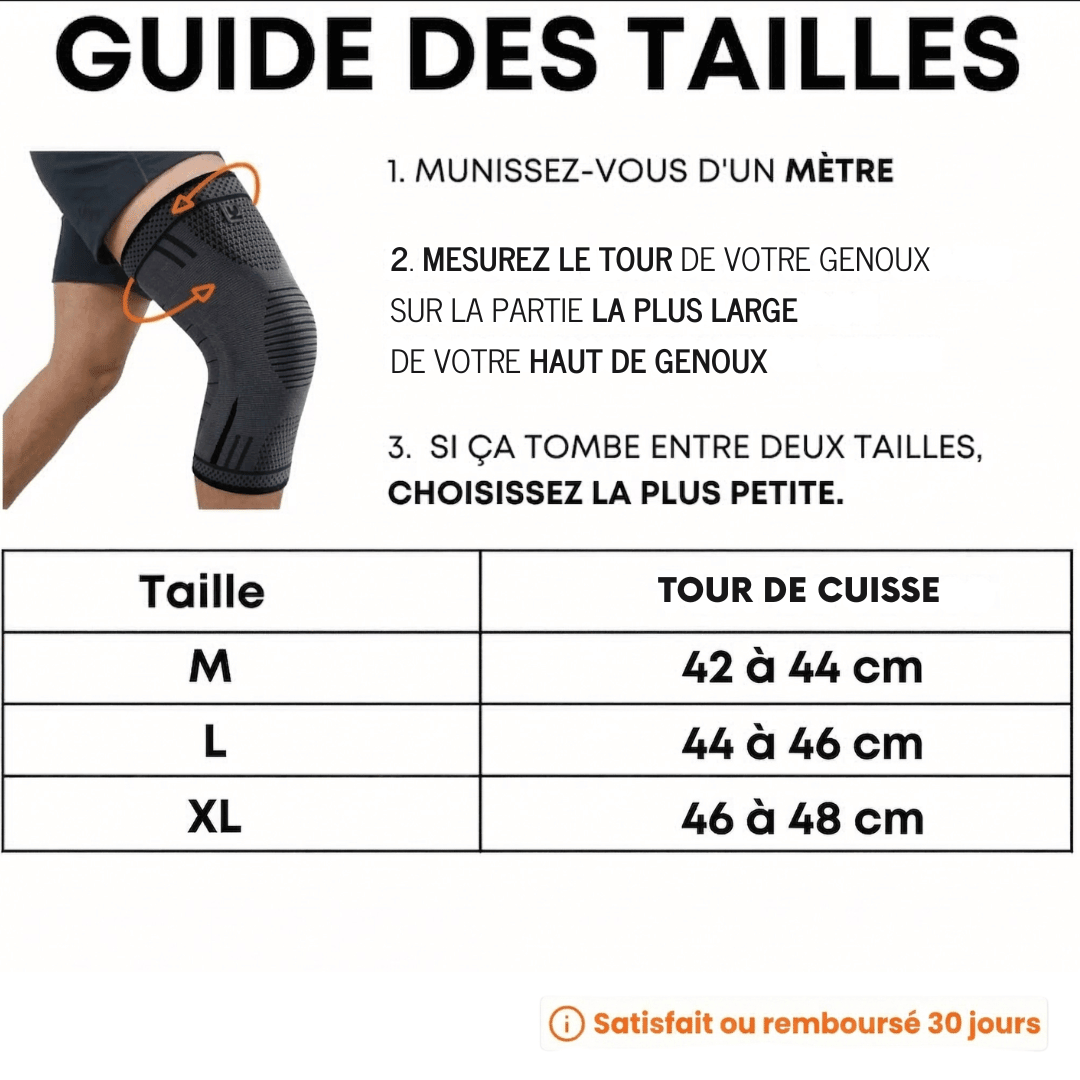Maintien de compression pour genoux