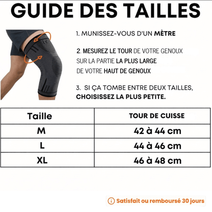Maintien de compression pour genoux